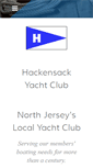 Mobile Screenshot of hackensackyachtclub.com
